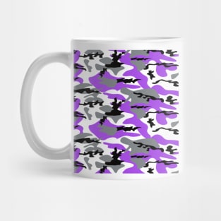 Purple Camo pattern Camouflage Mug